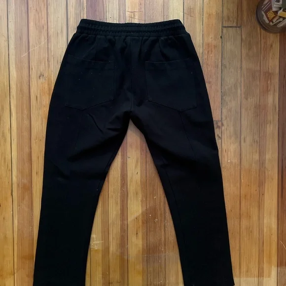 RHUDE Traxedo Pants - Green and Gold Stripes